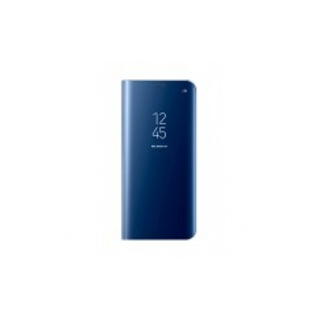 Husa Flip Cover Clear View, Samsung Galaxy S8, Albastru