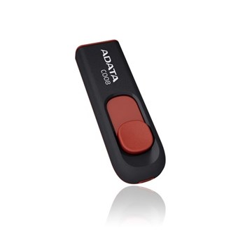 FLASH DRIVE USB A-DATA 16GB C008 BLACK