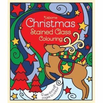 Christmas Stained Glass Colouring, Paperback - ***