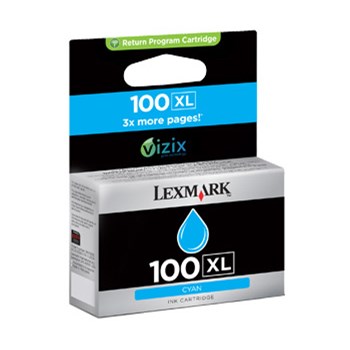 Cartus Lexmark Cyan #100XL 14N1069B, Cyan
