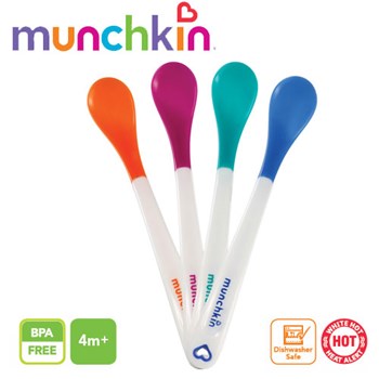 Munchkin - Set 4 lingurite cu sensor de temperatura
