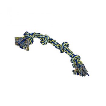 Jucarie Caine Sfoara Trixie 2 Noduri, 54 cm