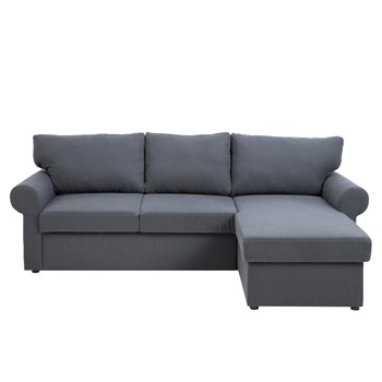 Coltar extensibil tapitat cu stofa Catania Grey