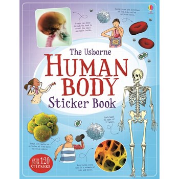 Human Body Sticker Book - Carte Usborne (8+)