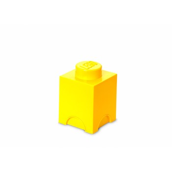Cutie depozitare LEGO 1x1 galben