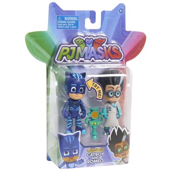 EROI IN PIJAMA Figurine cu lumini: Pisoi si Romeo W2