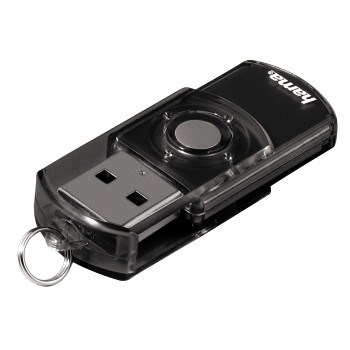 Memorie USB Hama Elatio 16GB, USB 2.0, Negru