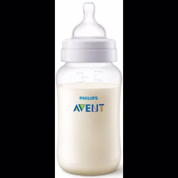 Biberon Classic+ Philips Avent SCF816/17, cu tetina debit mediu, 3 luni+, 330 ml