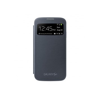 Samsung S-View Cover negru pentru Galaxy S4 i9500/i9505