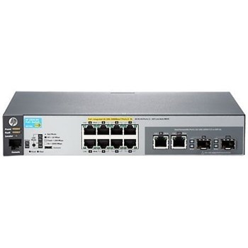 Switch HP 2530 8 porturi Gigabit 2 porturi dual-personality rackabil stackabil virtual Layer 2 managed, PoE+