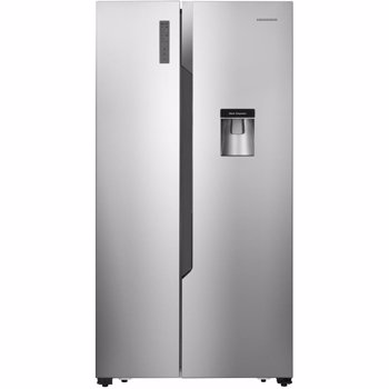 Frigider Side by side Heinner HSBS-520NFXWD+, total No Frost, clasa energetica A+,Capacitate totala bruta: 566 L, capacitate totala neta: 516L, capacitate neta frigider: 339L, capacitate neta congelator: 177L