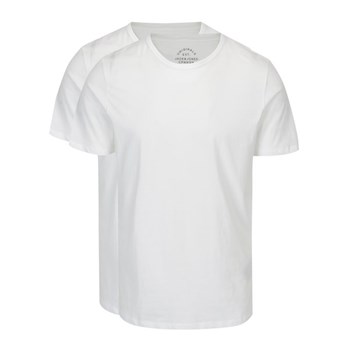 Set de 2 tricouri basic albe Jack & Jones Basic