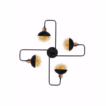 Candelabru Alby Ani - N-372, negru