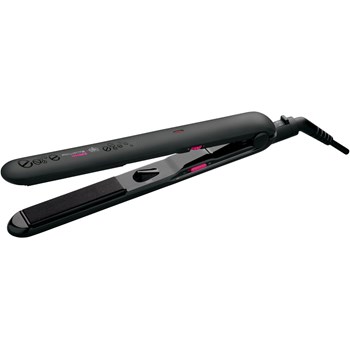 Placa de indreptat parul Optiliss Keratin Shine Elite , 230 grade, Termostat, Placi mobile, Negru/Roz