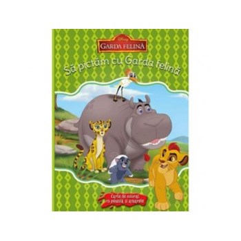 Disney. Garda Felina. Sa pictam cu Garda Felina. Carte de colorat cu pensula si acuarele