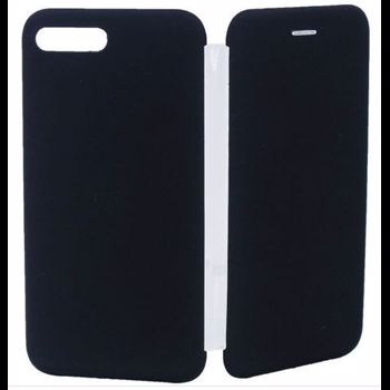 Protectie Spate Senno Tip Flip Rubber Cover SNNM-FC-FCR-APIP7P pentru Apple iPhone 8 Plus (Negru)