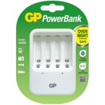 Incarcator AA/AAA GP NiMH, port USB, LED, Alb