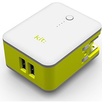 Baterie externa Kit pwrmc3 Travel Power 2 in 1 3000 mAh 2 x USB Alb pwrmc3