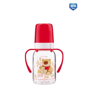 Biberon 120 ml cu maner BPA 0%