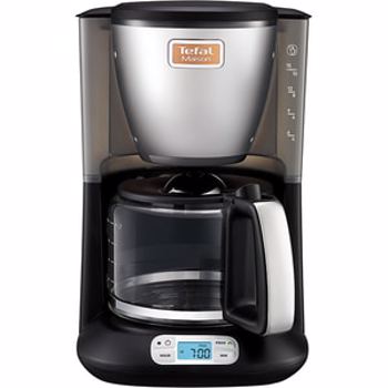 Cafetiera Tefal Maison CM461811, 1000 W, 1.25 l, 15 cesti, Negru