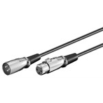 Cablu XLR 3 pini tata -XLR 3 pini mama 2.0m, Goobay