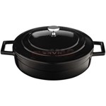 Cratita fonta LAVA, 28cm, 3.4l (Negru)
