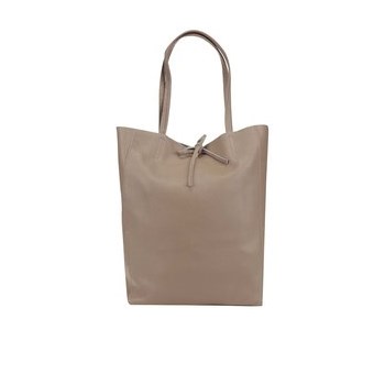 Geanta shopper maro taupe ZOOT Simple din piele