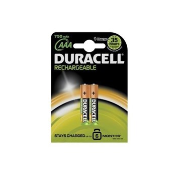 Acumulatori DURACELL AAAK2, R3, 750mAh, ACCAAA750B2, 2 bucati