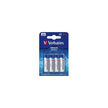 Baterii Alkaline Verbatim, AA, 4 buc.