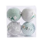 Set 4 glob din hartie Actuel, 7 cm