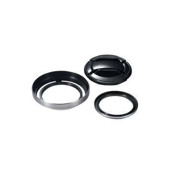 Fuji LHF-X20 set parasolar + filtru de protectie + capac pentru X20 argintiu