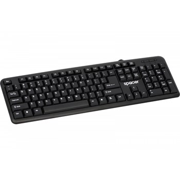 Tastatura Spacer QWERTY 104 keys, anti-spill, USB SPKB-520