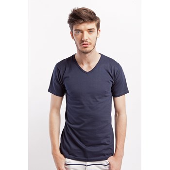 Tricou casual barbati James Nicholson bleumarin