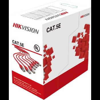 Cablu UTP CAT5 Hikvision 305M, DS-1LN5E-S CAT5e