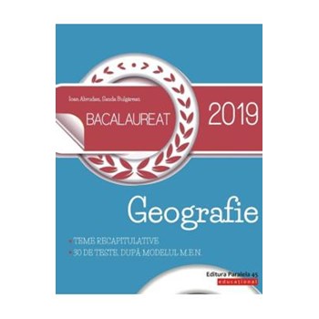 Bacalaureat 2019. Geografie