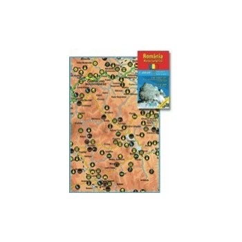 Harta pliata, Romania turistica, 70 x 100cm, AMCO PRESS