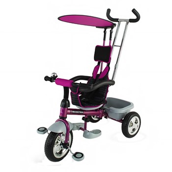 Tricicleta DHS Scooter Plus multifunctionala mov