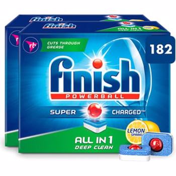 Detergent vase pentru masina de spalat vase FINISH All in One, 182 bucati