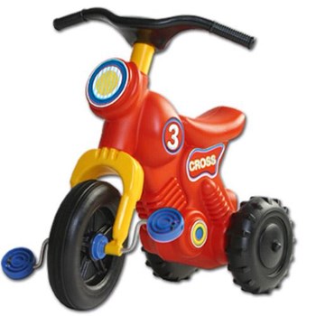 Motocicleta Dohany Cross cu 3 Roti, rosu