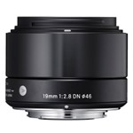 Sigma 19mm F2.8 DN Art Obiectiv pentru Sony E, negru