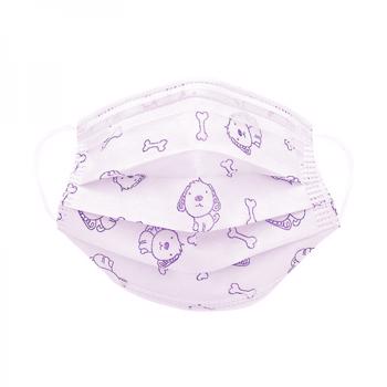 Masca chirurgicala protectie copii 6 - 12 ani in 3 straturi cu 3 pliuri prindere cu elastic pachet 10 bucati diverse modele