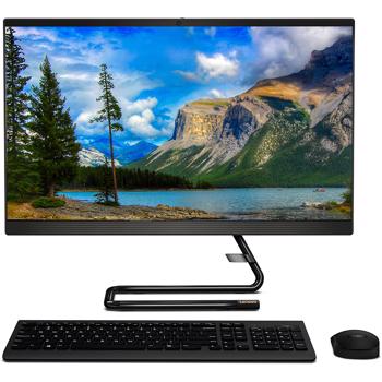 Sistem All in One Lenovo IdeaCentre A340-24IWL 23.8 inch FHD Intel Core i3-8145U 4GB DDR4 1TB HDD 128GB SSD Black