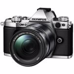 Aparat Foto Mirrorless Olympus E-M5 Mark II silver + EZ-M1415 II black v207043se000