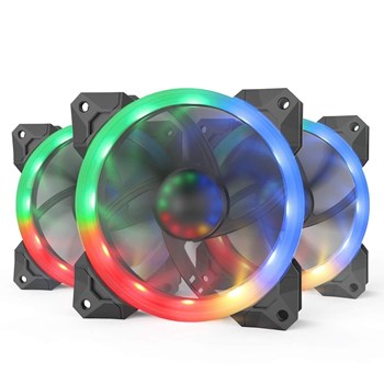Ventilator Redragon F008 RGB 3 Pack Fan gc-f008-bk