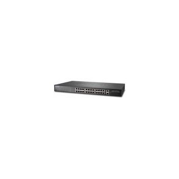 Switch PLANET FGSW-2620, 24-Port 10/100Base-TX + 2-Port 10/100/1000Base-T Gigabit Switch