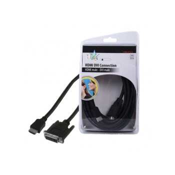 HQ HQB-010-5 - cablu video HDMI mare - DVI, 5m