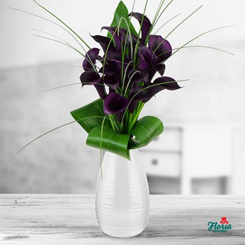Buchet de 17 cale mov