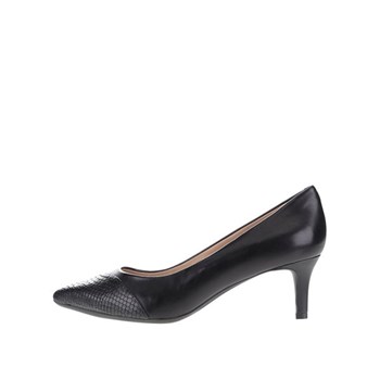 Pantofi cu toc negri Geox Elina