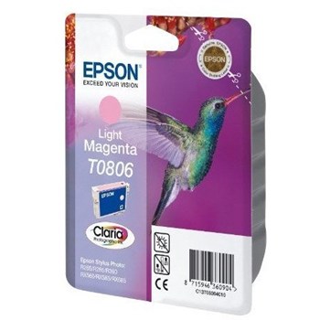 Epson Toner inkjet T0806 Light Magenta, 220 pag