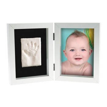 Kit Amprenta bebelus 2D My First Print of Frame Kidzzcast Culoare - Argintiu mfa0304